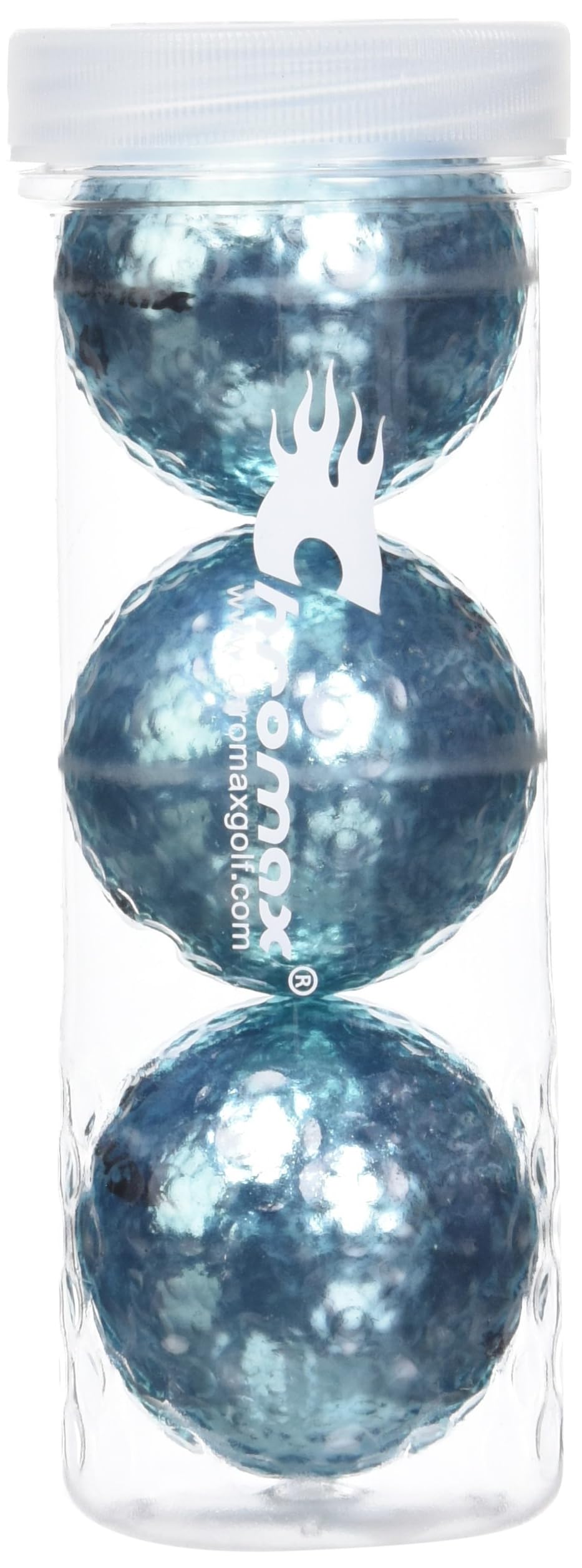 

Chromax Metallic M5 Colored Golf Balls of 3 Blue (Tube Pack)