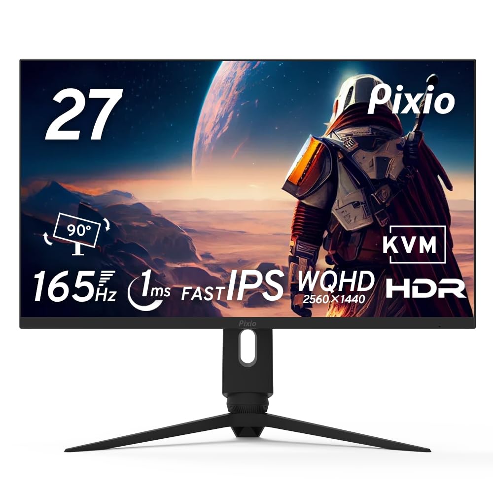 

Pixio PX277 PRO Gaming Monitor 27 inch WQHD IPS 165Hz 1ms USB Type-C