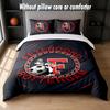 Feyenoord Design Bett Bettwäsche Set 1 Bettbezug + 2 Kissenbezüge Weich Atmungsaktiv Haushalt Bettwäsche