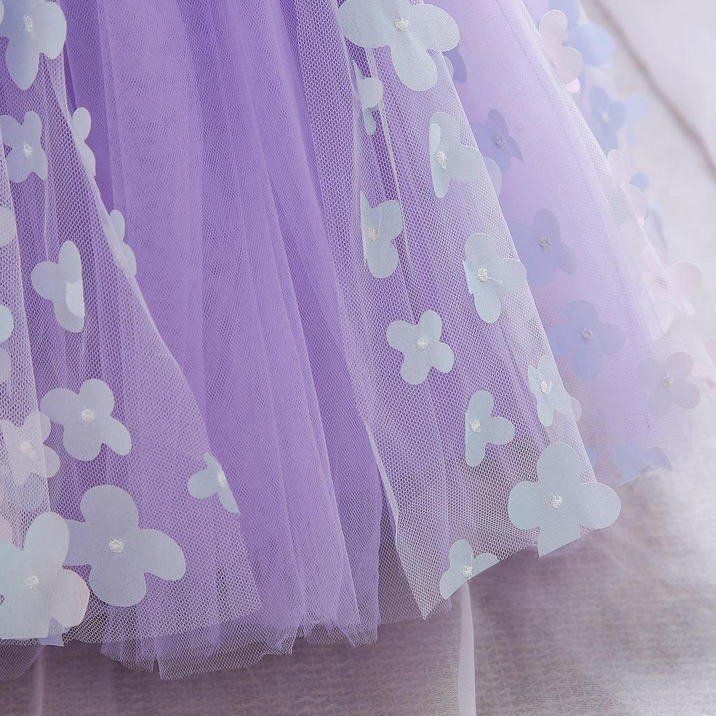 Flower Girl Baby Wedding Dress Fairy Petals Children's Clothing Girl Party Dress Kids Clothes Fancy Teenage Girl Gown 0 1 2 3 Years