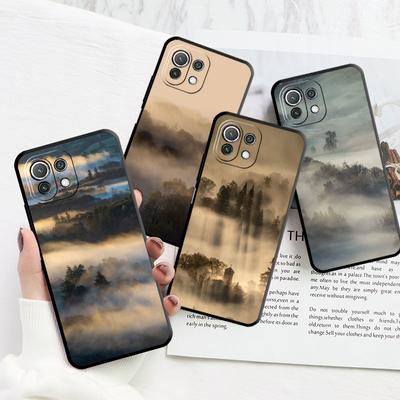 Funda Para Xiaomi Mi 11 Lite 5G NE 11T Pro 10T 9T 12 12T 12S 12X 11X 11i Note 10 9 Silicona TPU Cubierta de Teléfono Genial Pico de Montaña Sac