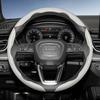 Suitable for 4HGVI Carbon Fiber Texture Steering Wheel Cover with Segmented Quick-Release Design, Durable, for Models Such as Q5 Q3 A4 A6 Q7