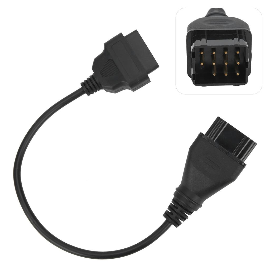 12 Pin To 16 Pin OBD2 Connector Cable OBDII Adapter Car Accessories