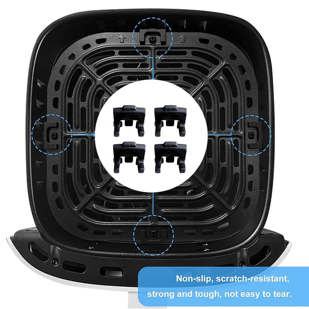 Air Fryer 10 Pcs Air Fryer Bumpers Black Rubber Bumpers