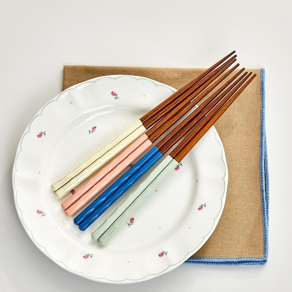 L Coloring Woodcut Chopsticks_Navy NK1623008
