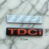 ABAB1 1PC 3d Metal TDCi Logo Car Rear Trunk Sticker Front Grille Badge Emblem for MK3 MK2 TDCi Accessories