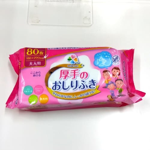 

Daiichi Paper Co., Ltd. Adult Wet Wipes, Thick, Non-Flushable, 80 Sheets