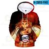 Kimetsu No Yaiba Anime 3D Sweat À Capuche Kochou Shinobu Cosplay Costume Démon Slayer Sweat À Capuche Pour Homme Femmes Rengoku Shinjurou Sweats