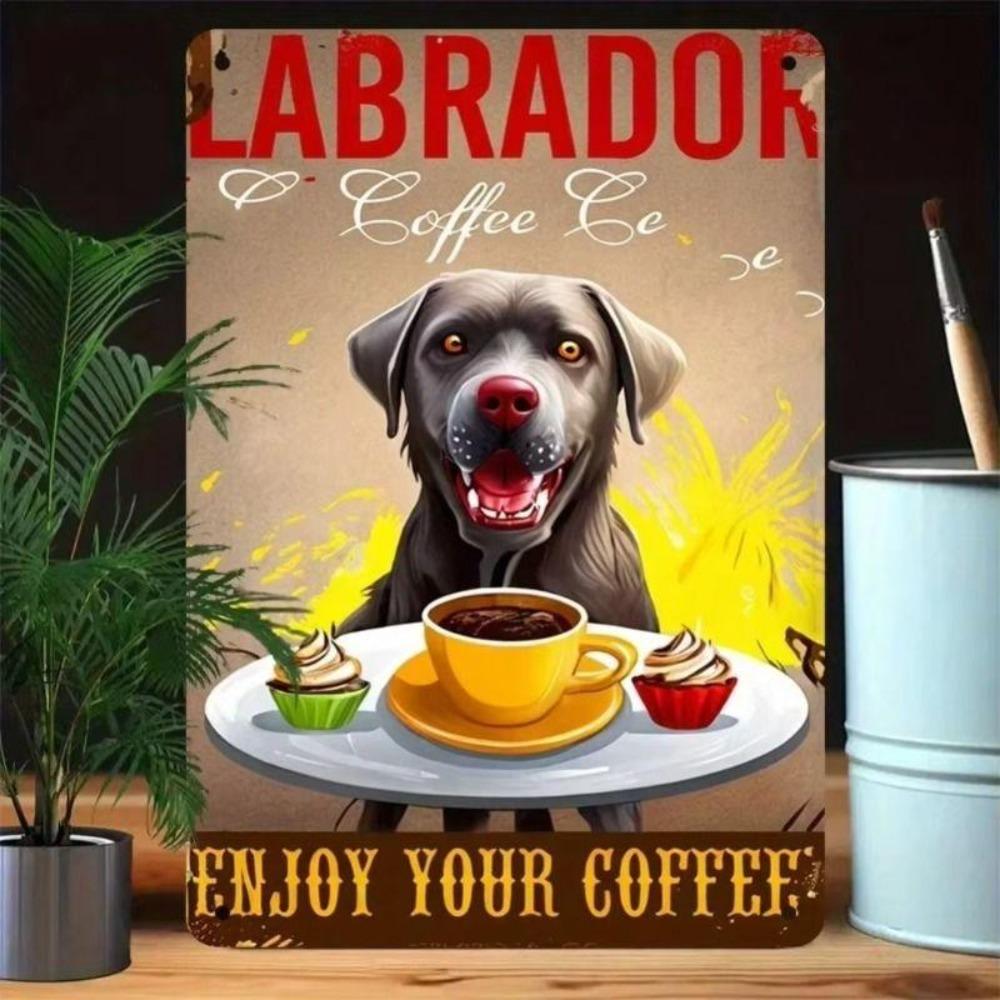 1 Piece Retro Metal Tin Sign Art Poster For Office Living Room Courtyard Wall Decor 8x12 Inch 20x30 cm