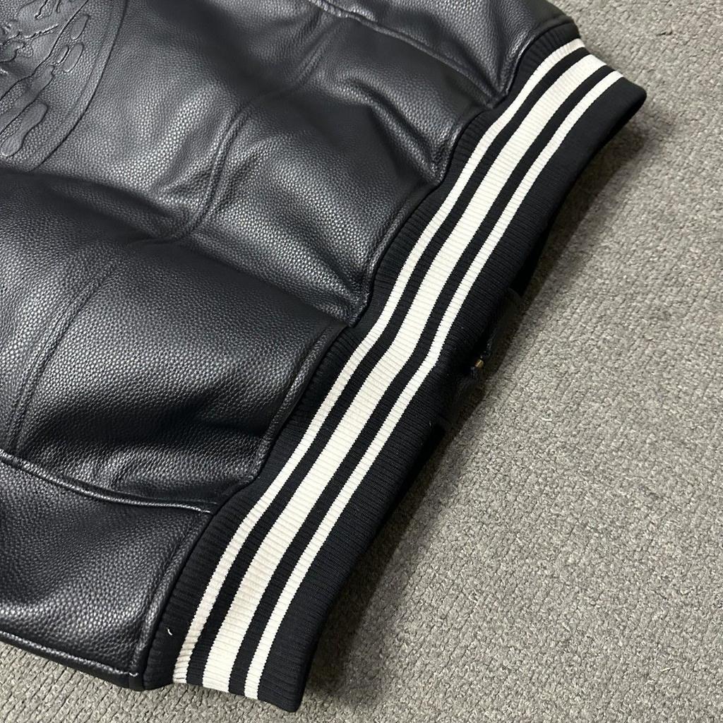 Bavlněná bunda podšitá PU kůží Unisex ležérní bunda na zip