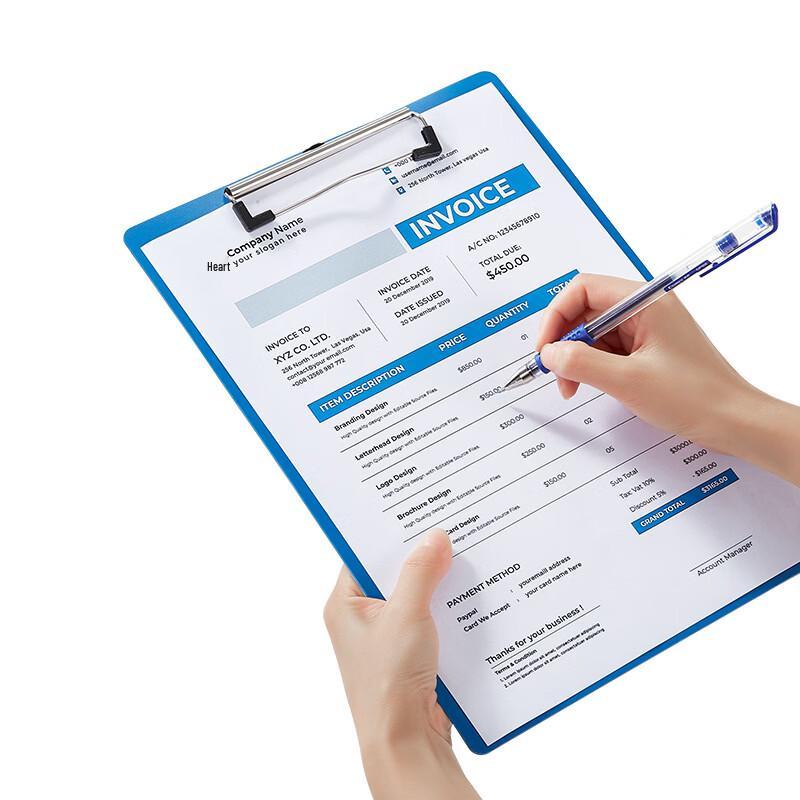 Lilang A7041 Economical PP A4 Flat Clip