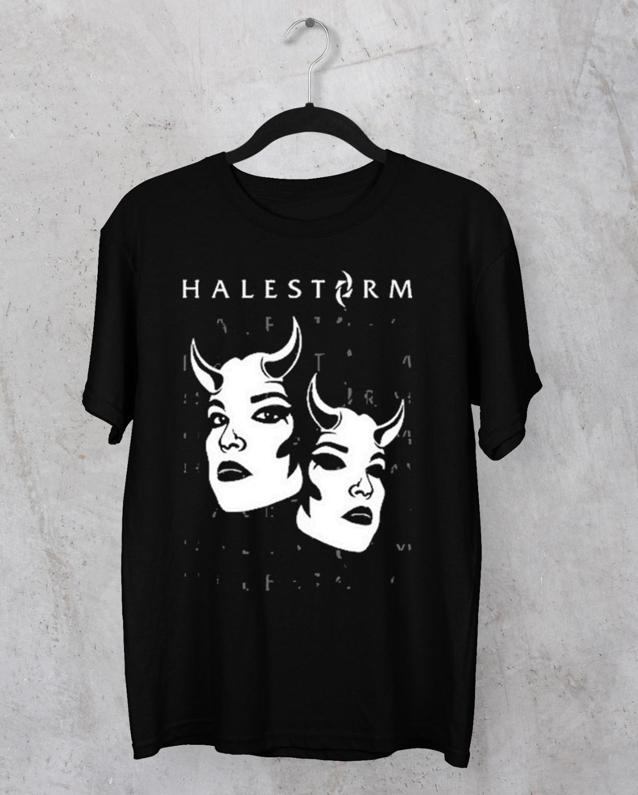 Halestorm rock band T-shirt black Short sleeve All sizes 2F121 XXXXL