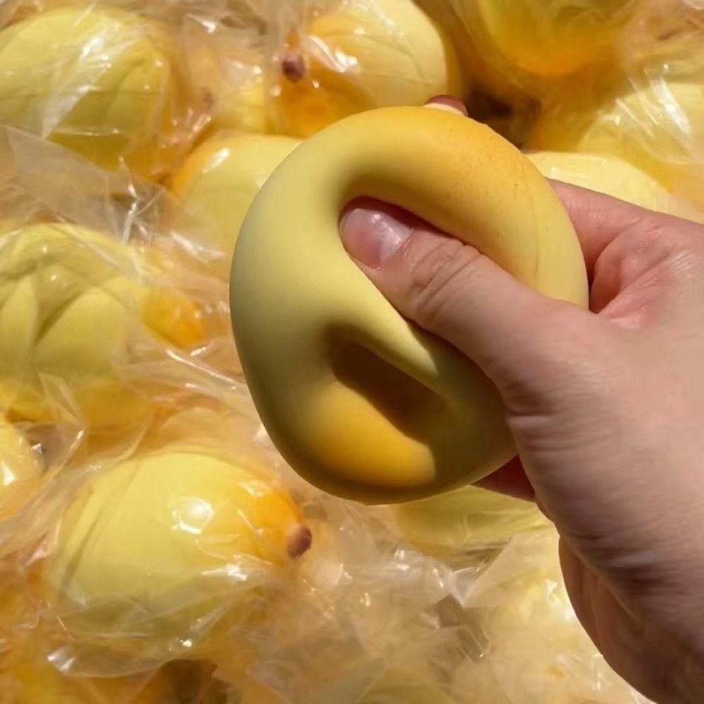 Hand Relax Slow Rising Toy Cream Yellow Soft Rebound Toys Pineapple Squishy Toy  Birthday Gift