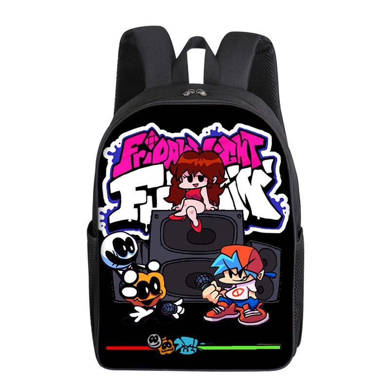 Fridaynightfunkin School Bag Men'S And Women'S Fashion 3D Printed Backpack