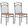 VidaXL 2x Dining Chairs Dining Chairs Dining Chairs Kitchen Furniture Kitchen Chairs Dining Chairs 281399