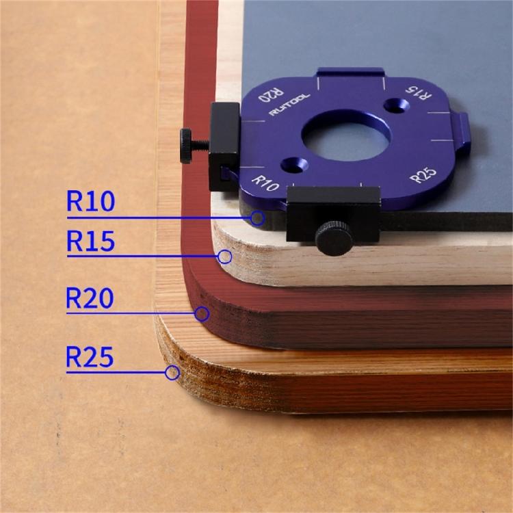 Practical Round Corner Jig Templates Aluminium Alloy Wood Panel Corner Radius Corners Aluminium Alloy Radius Corner Tool