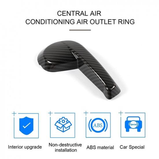 Co-pilot Seat Adjustment Handle Cover Trim For Dodge Charger 2015+ Carbon Fiber