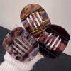 Flat Hair Claw Clip Arc Shaped Hair Barrettes Vintage Hairpin  for Women