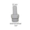 1/2" BSP Male Thread To 8mm 10mm 12mm Straight Connectors Barbed Pagoda Type Connection Coupling Joint Plastic Pipe Fittings 1Pc