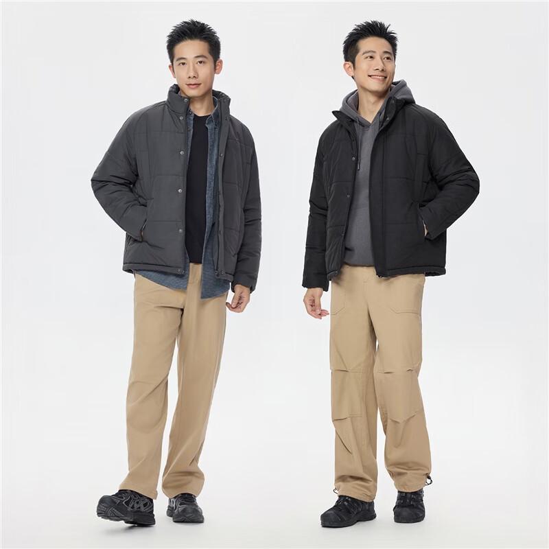 Giordano Men's Padded Stand-Collar Jacket