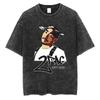 Tupac T-shirts Quality Cotton Vintage Tshirt Y2K Harajuku Men Hip Hop Short Sleeve Tees Black Oversized Fashion Streetwear