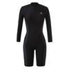 Women's Long Sleeve One-Piece Wetsuit: Sun Protective, Quick Dry, Conservative, Plus Size, Slimming Swimwear