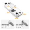 Wsays Touring Front Fender Riser Relocator Spacer Kit 20mm Lift Adapter Chrome for Harley
