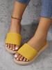 Women's fashion trend non-slip wear comfortable soft sole lightweight cool flat slippers