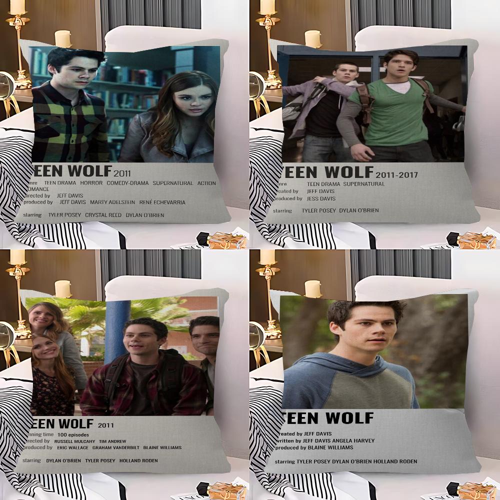Teen Wolf 45*45cm Cushion Cover Pillow Cover Decor Pillowcase Home Pillowcase For Couch Pillow