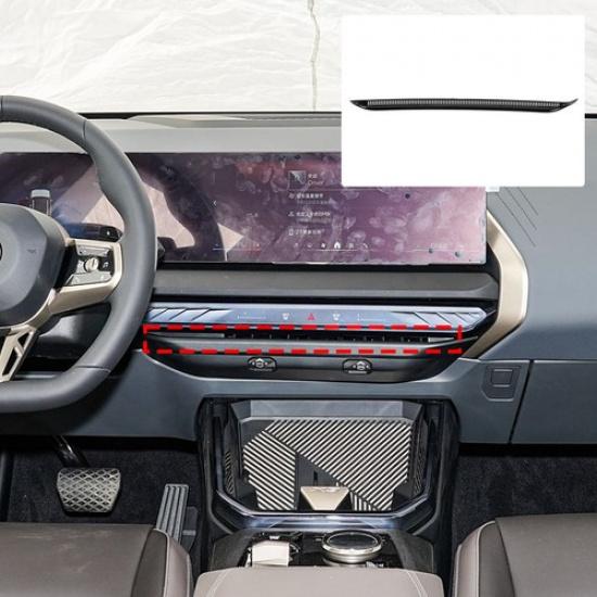 

Glossy Piano Black Center Air Vent Grill Trim Cover For BMW X3 G45 2025+