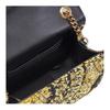 Versace V Quilted Baroque Print Magnetic Flap Fabric Shoulder Crossbody Bag Women bags Multicolor DBFH821-1A04300-5B02V