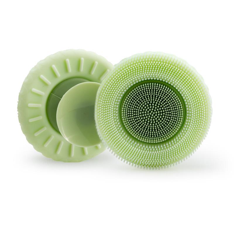 Silicone Facial Cleansing & Exfoliating Brush with Baby Bath & Massage Features