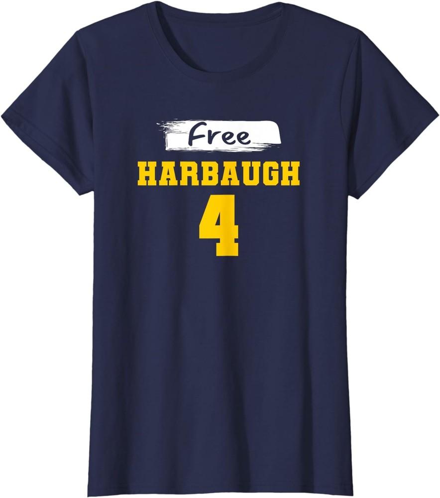 Harbaugh 4 Fall Season Ladies  Crewneck T-Shirt Unisex T-Shirt XXL