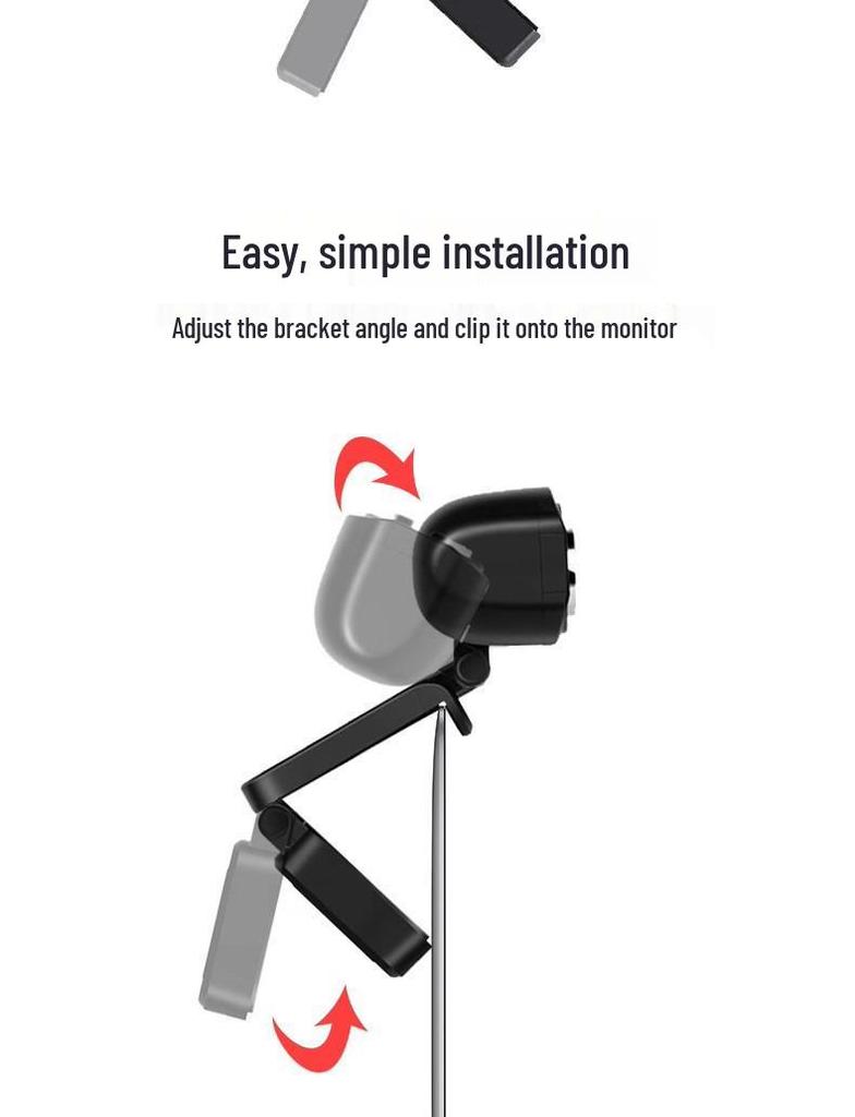 HD Conference Camera for Online Classes, Live Streaming, Gaming & Video Calls on Desktop/Laptop