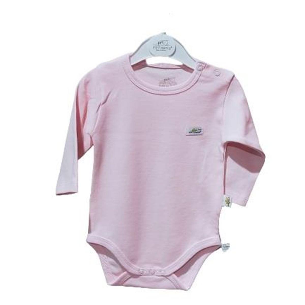 

Albimini Minidamla Combed Long Sleeve Body 43129 Pink