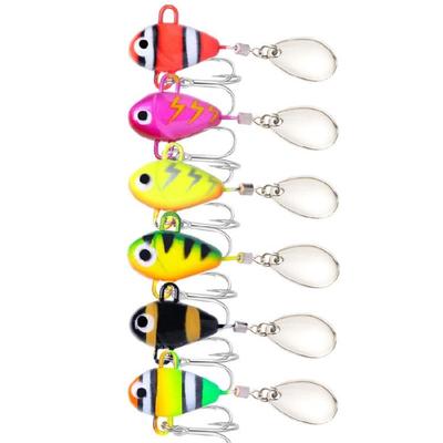 5cm 11.4g VIB Baits Sinking Lures Fishing Spoon Fishing Lures Fishing Tackle Tail Spinners with Hook Hard Jigging Baits