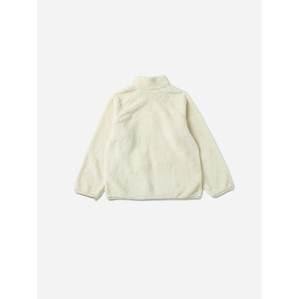 DaiSo [common] Fluffy Long Sleeve Fleece Zip Up S Ivory