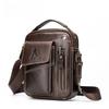 Genuine Cow Leather Messenger Bag Men Handbag Chest Crossbody Shoulder Bag Men's Bag Tas Business Small Male Bolsas Sac