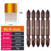 Magnetic Phillips Electric Screwdriver Bit Set with Extended Heads