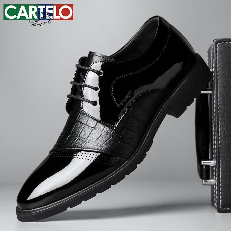 CARTELO Men's Formal Business Derby Shoes