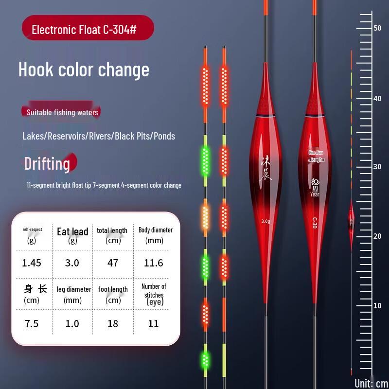 

High Sensitivity LED Luminous Electronic Fishing Float