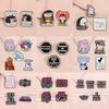 2-13pcs/set Funny Spanish Quote Enamel Pins Cartoon Animal Shepherd Flork Inspirational Saying Brooches Lapel Badge Jewelry Gift