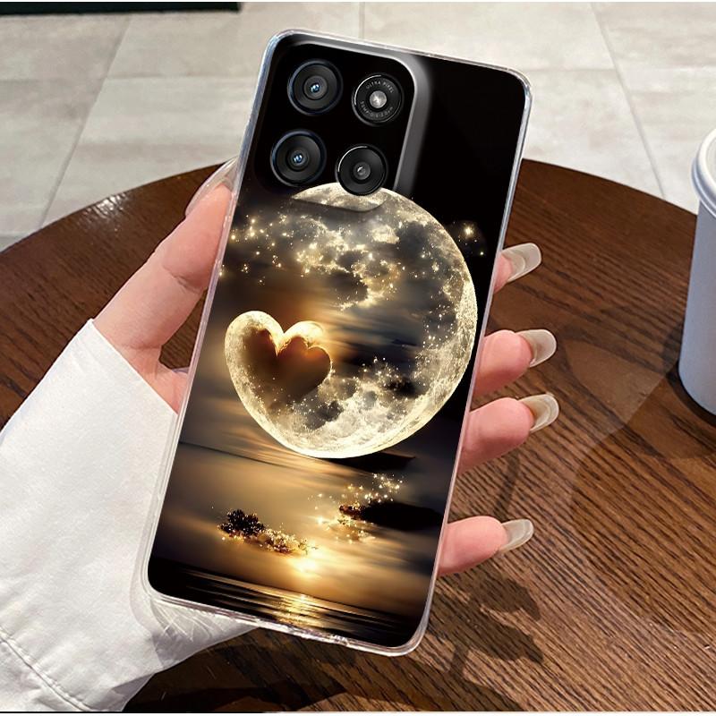 Phone Case For Motorola Moto G Stylus 5G (2025)/Motorola Edge 60 Stylus Soft TPU Clear Viral Painted Casing Shockproof Cover