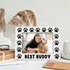 Dog 4x6 Picture Frame, Pet Photo Frame, Dog Mom Dad Lovers Owner Gifts for Women Men, Pet Lover Gifts, Best Buddy Wooden Picture Frames for Wall or