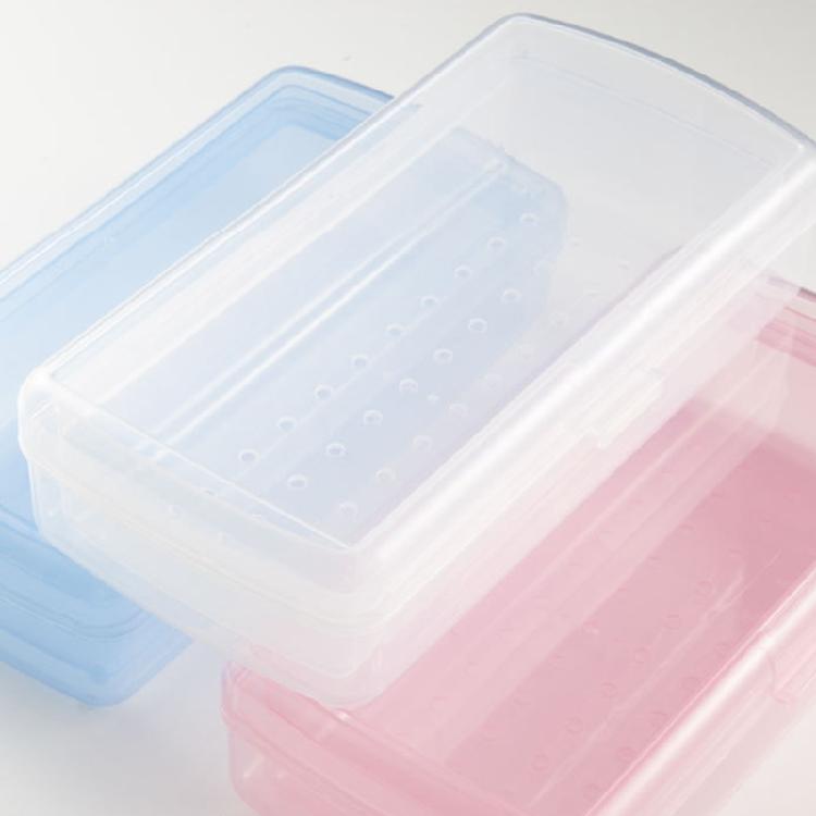 Quick Dry Manicure Equipment Disinfections Box Alcohols Immersions Cleaning Case Portable PP Construction Hygiene Case