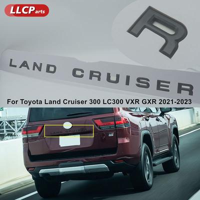 Pugzl8 For Land Cruiser 300 LC300 VXR GXR  2021-2023  3D ABS Letter Sticker Tailgate Badge Emblem Exterior Modification Sticker
