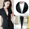 Elegant Women's Summer Suit Set - Professional, Short-Sleeved Front Desk Uniform, Thin Style