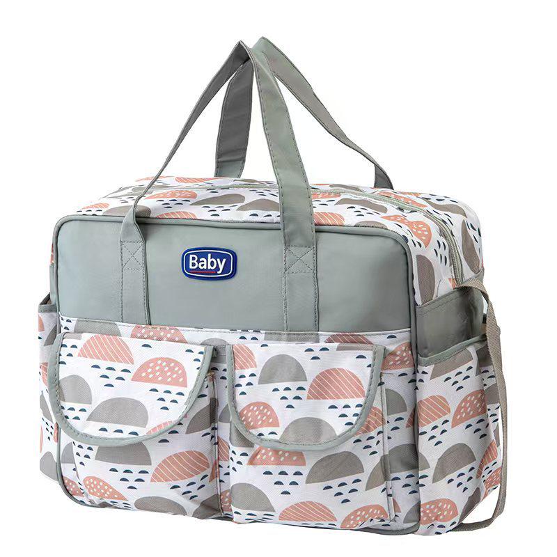 Ensemble de sac à langer multifonctionnel cinq pièces: Sac à Bandoulière et à Épaule Grande Capacité, Portable, pour Mère et Bébé