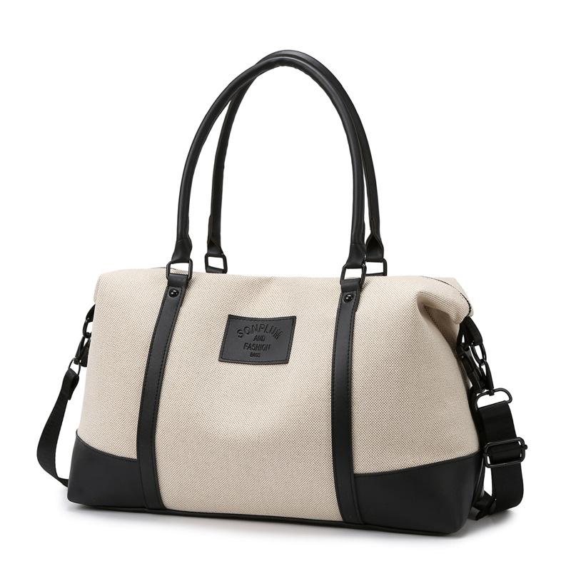 Fashion Sports Fitness Bag Large Capacity Travel Bag Shoulder Crossbody Bag Short Business Travel Bag Swimming Yoga Bag