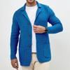 Herre Utendørs Casual Løstsittende Ensfarget Cardigan Herre Revers Strikket Dressjakke